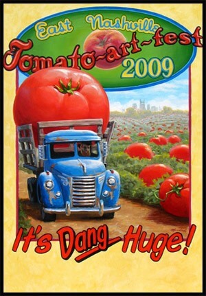 Bustin’ Ripe Tomatoes at the Tomato Art Fest tomatoe arts festival Bustin’ Ripe Tomatoes at the Tomato Art Fest
