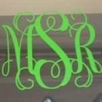 car monogram 150x150 Why I’ll Pass on the Vinyl Car Monogram