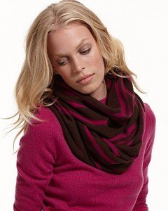 Snood, or tublular scarf, Bloomingdales: