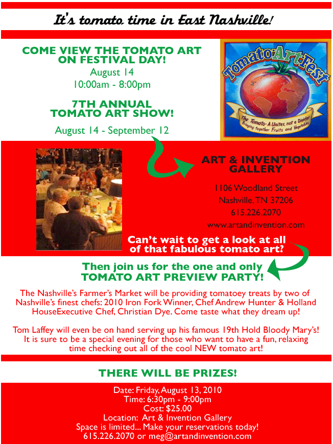 tomatoartfestinvite1 East Nashville’s Tomato Art Fest
