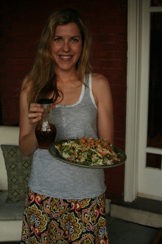 IMG 2576 682x1024 Asian Summer Salad with Ginger Lime Cocktail