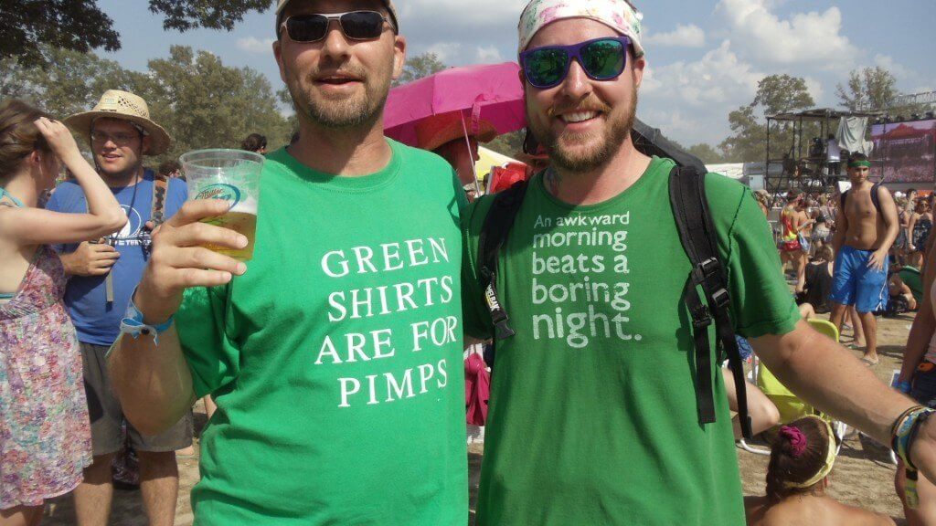 green shirt 1024x576 Bonnaroo. I do. Do you?