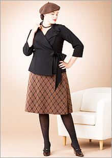 Fashion for the Average Sized Lady line skirt Fashion for the Average Sized Lady