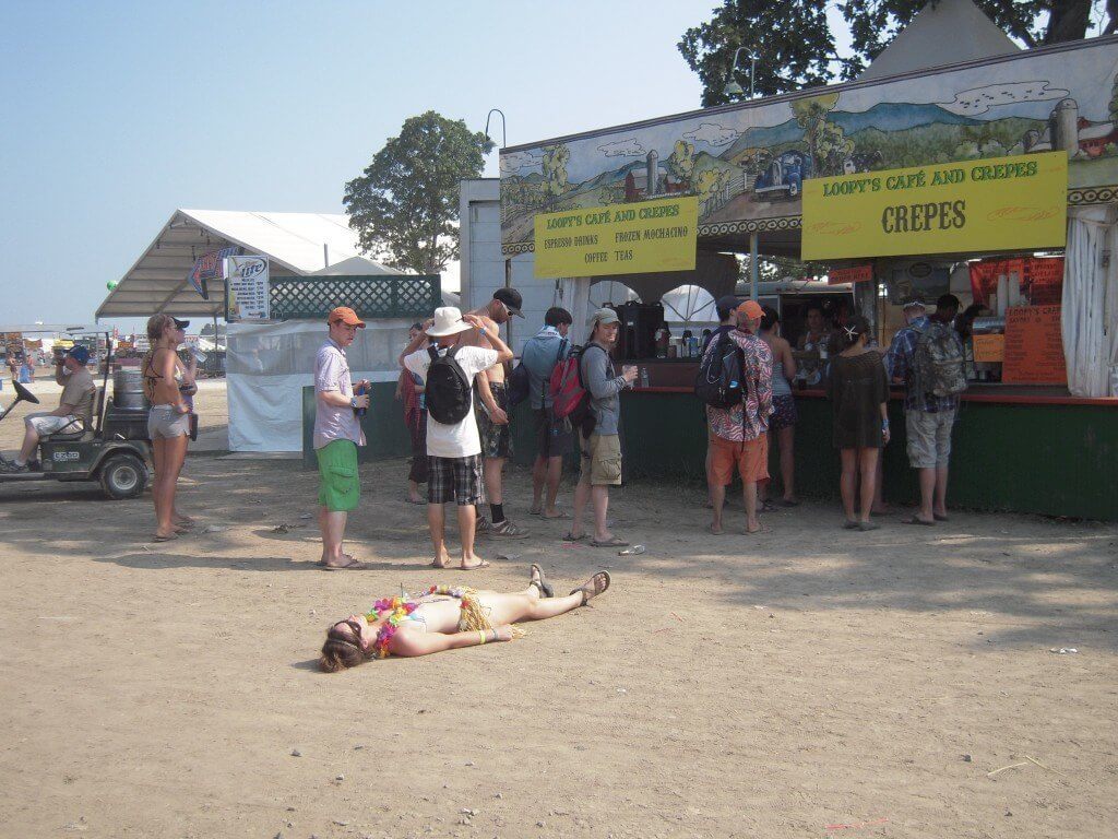 passed out girl 1024x768 Bonnaroo. I do. Do you?