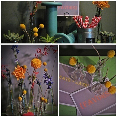 An Owl Themed Baby Shower Flowers and Signs set of 3 An Owl Themed Baby Shower