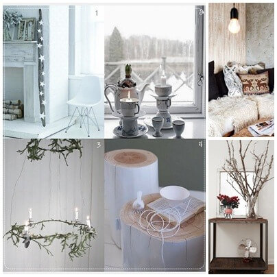 Winter Decor_wood and white Winter Decor wood and white Winter Decor