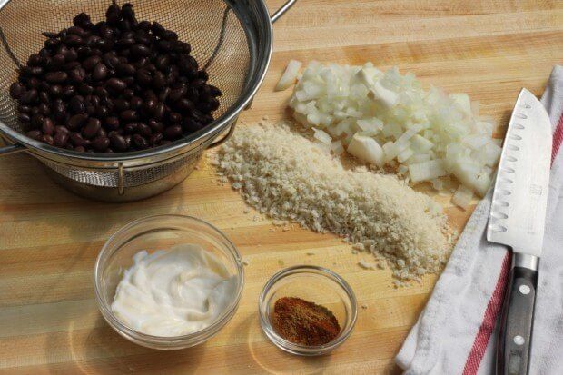 Healthy Burger Recipes black bean ingredients 620x413 Healthy Burger Recipes