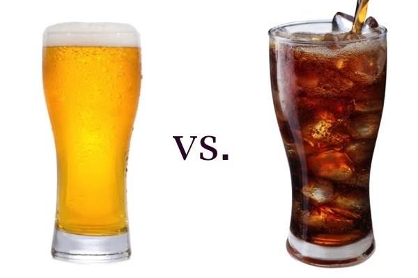 coke and beer